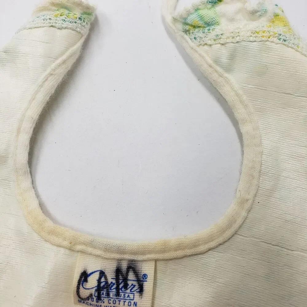 Vintage Baby Bibs Care Bears Dr Suess USA Made Lot of 3
